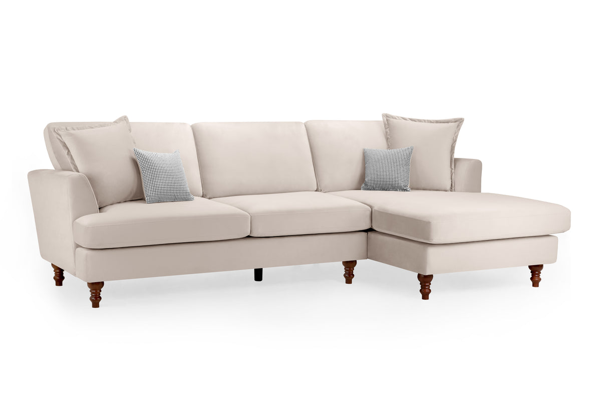 Briar Plush Velvet Corner Sofa