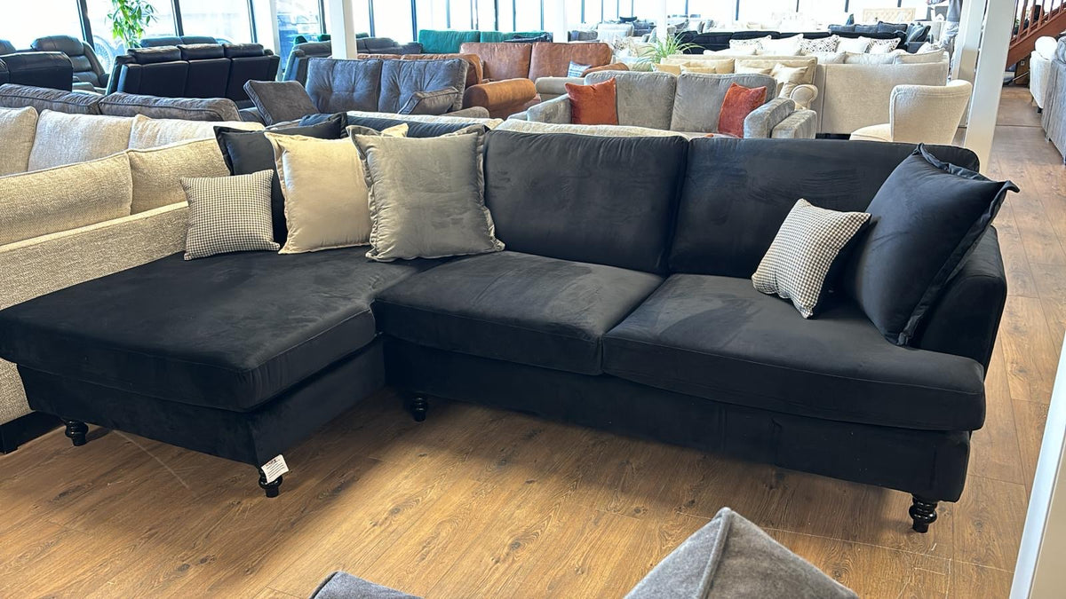 Briar Plush Velvet Corner Sofa