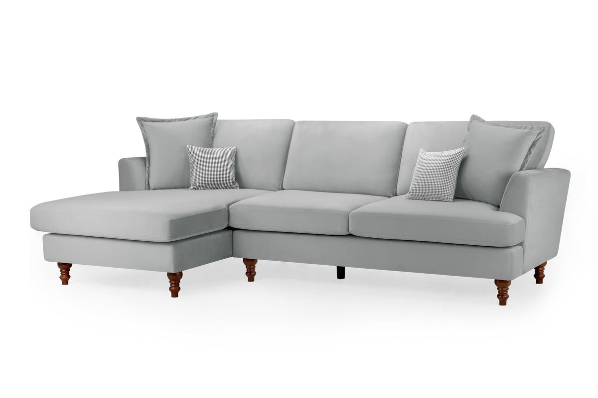 Briar Plush Velvet Corner Sofa