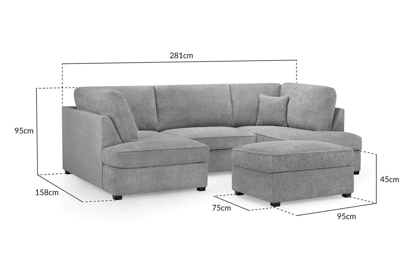 Luxe U Shape Cinema Sofa