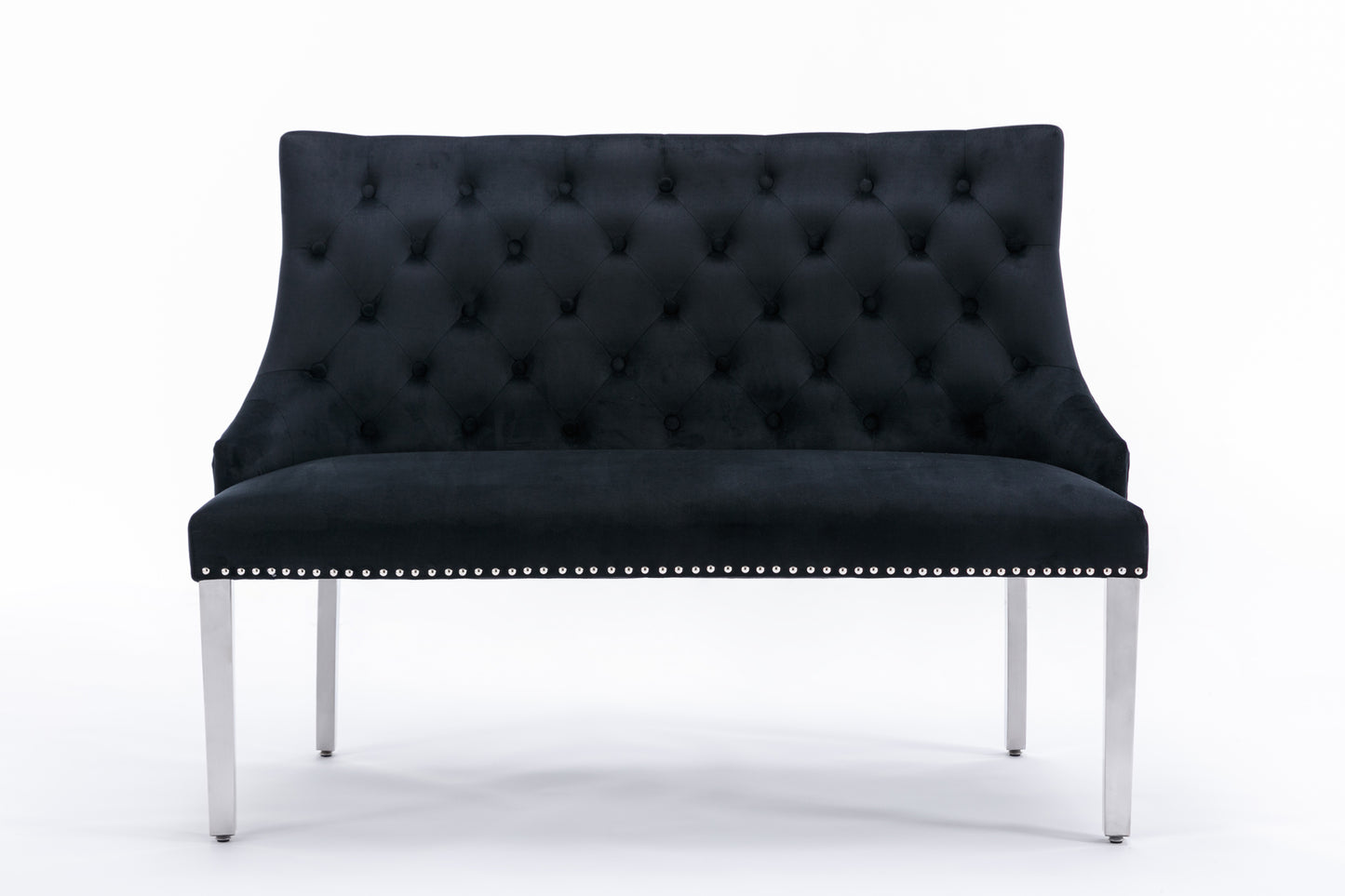 Paris Plush Velvet High Back Bench (Various Colours)
