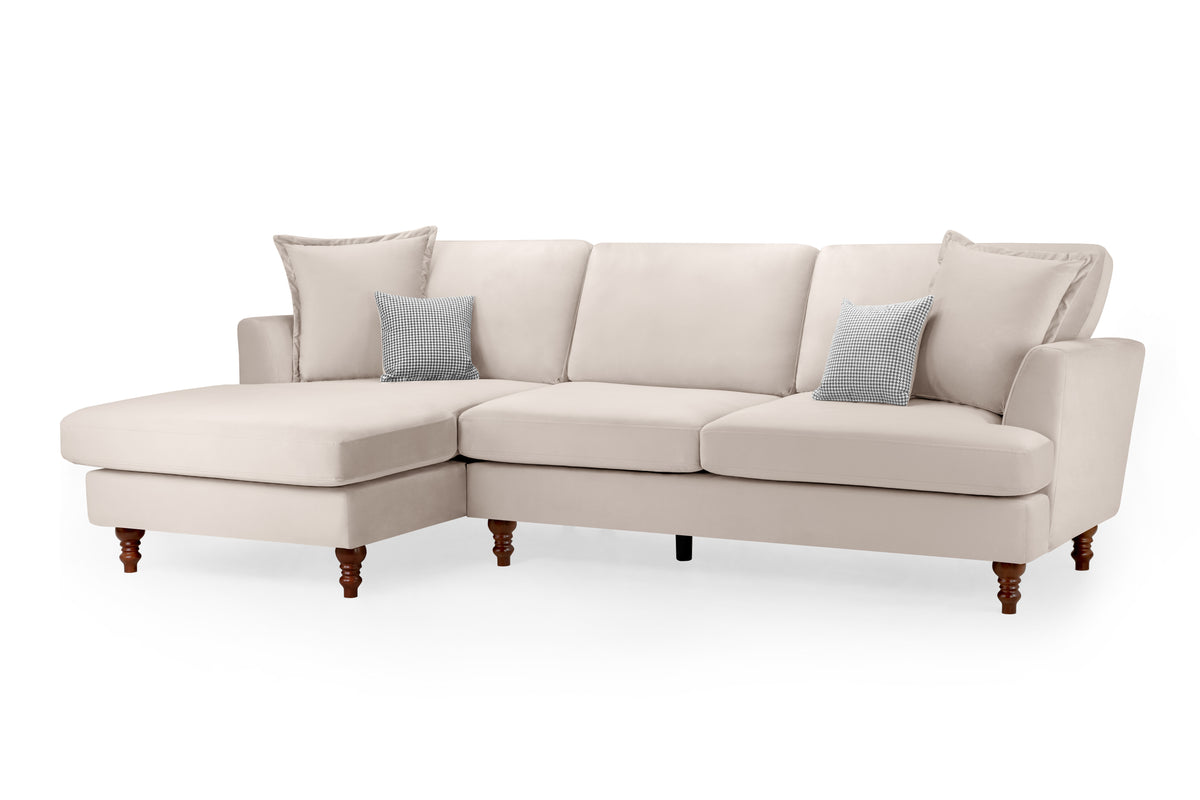 Briar Plush Velvet Corner Sofa