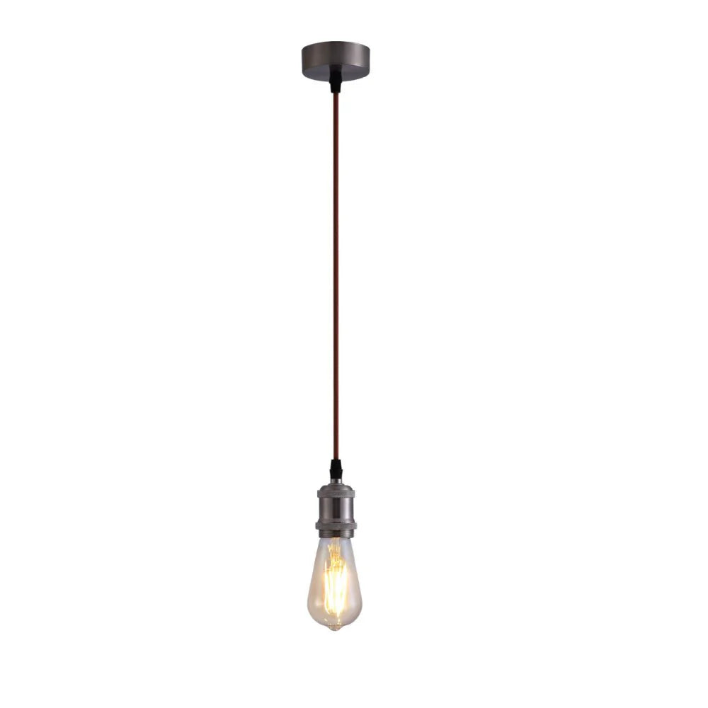Vintage Industrial Retro Basic Pendant Ceiling Light E27 Bulb