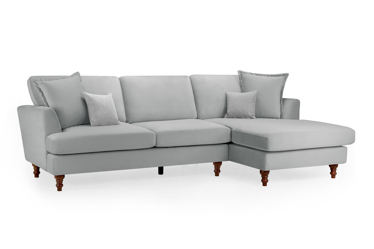 Briar Plush Velvet Corner Sofa