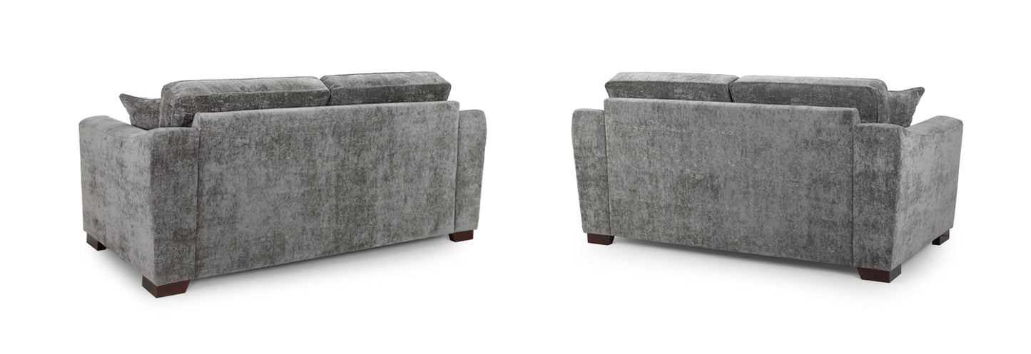 Arron Grey 3+2 Seater Sofa Set