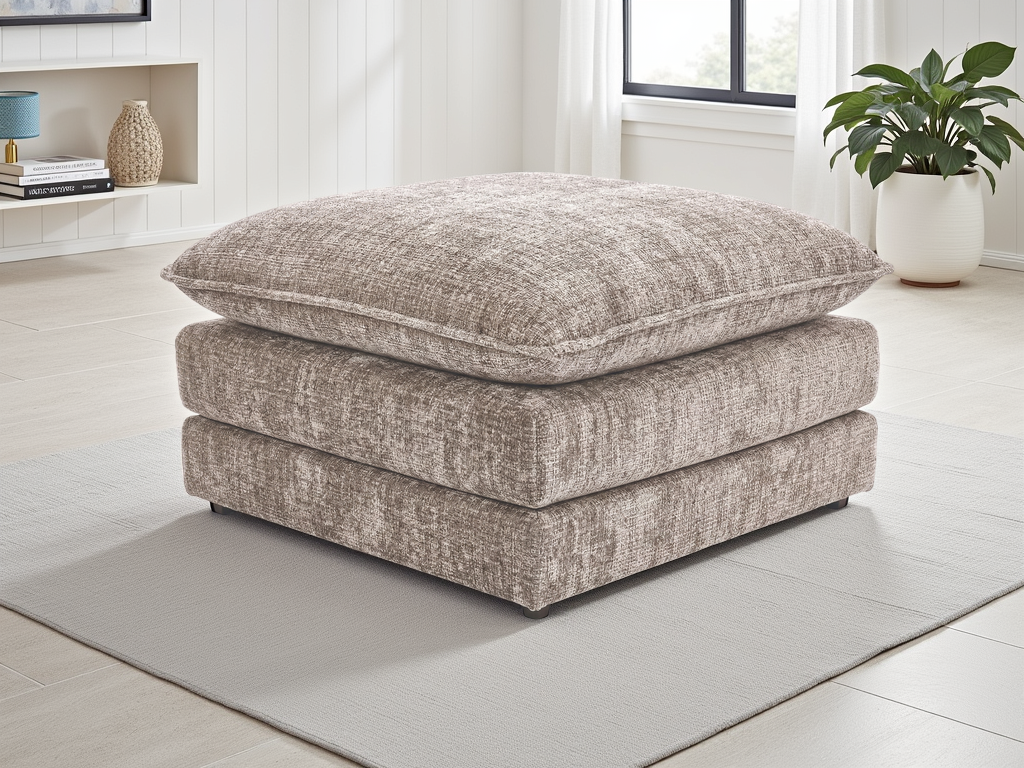 Solaya Sofa Beige Footstool