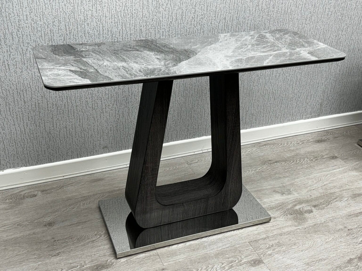 Grey Ceramic Console Table