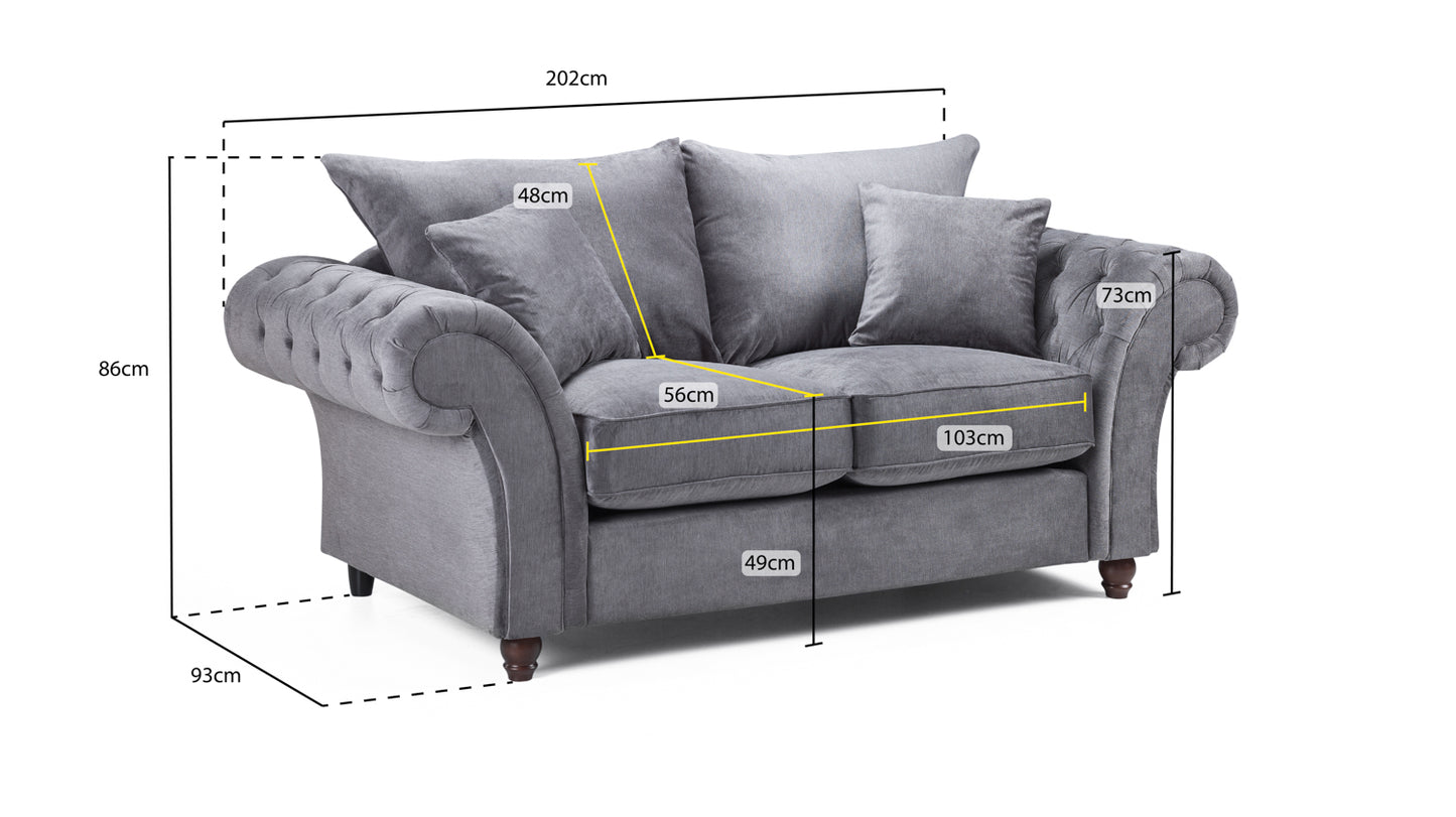 Detroit 2 Seater Sofa