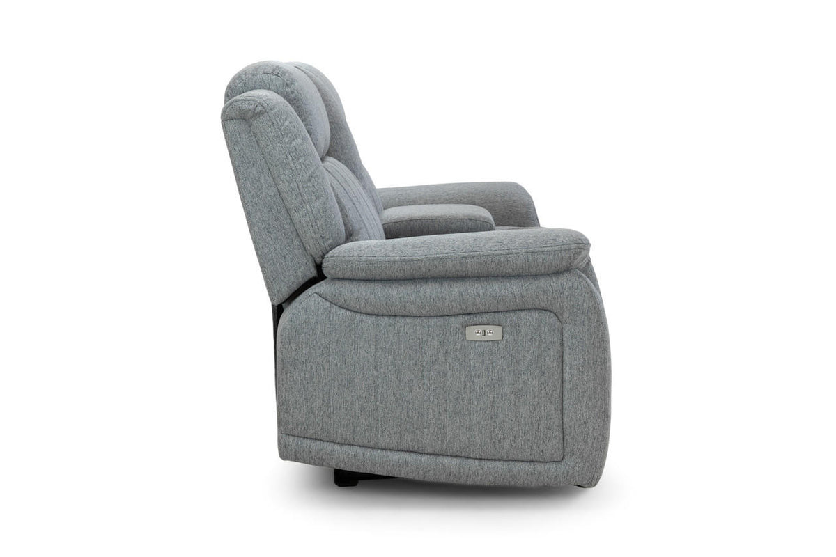 Erin Electric Recliner Sofa Grey 3+2 Set