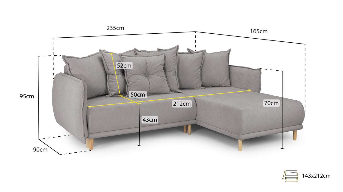 Anne Beige Universal Sofabed