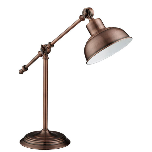2017U Macbeth Adjustable Table Lamp - Antique Copper RRP £89.00