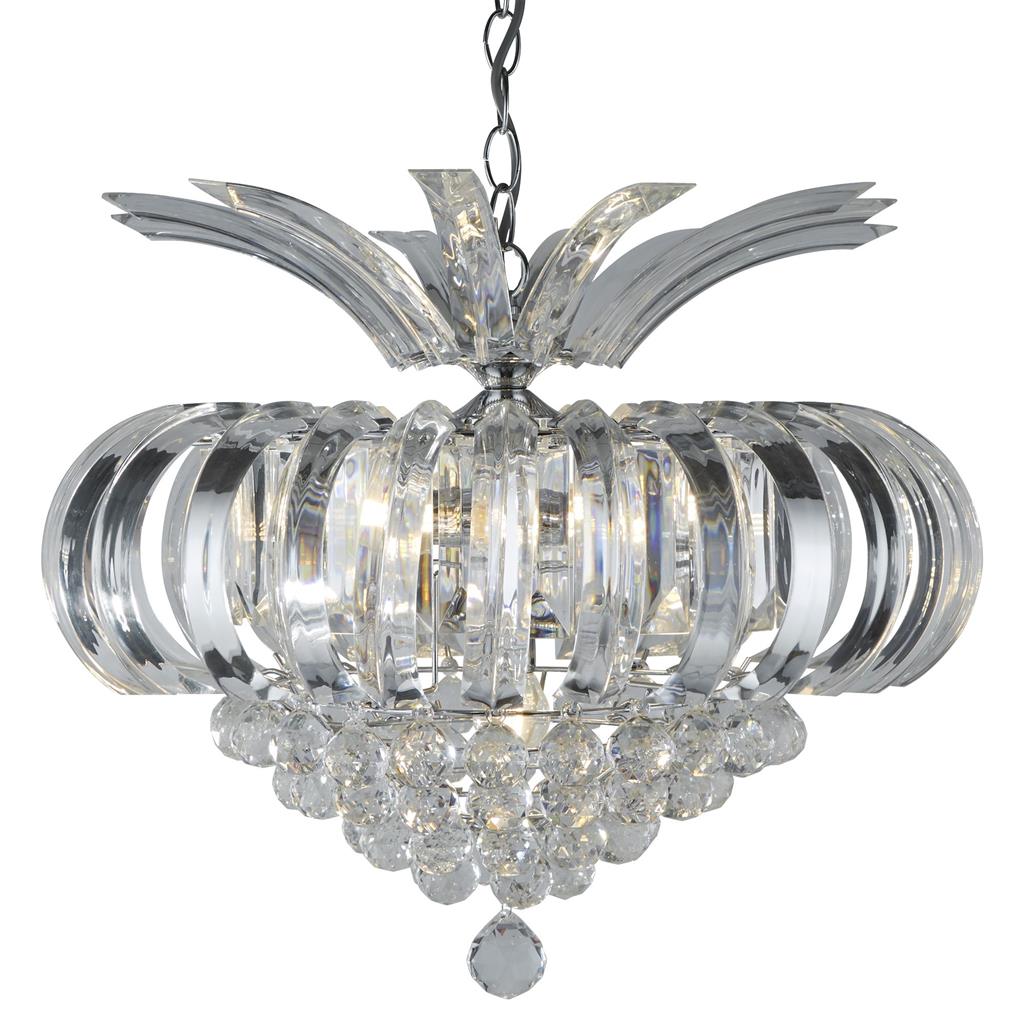 30020CC Sigma 5Lt Ceiling Pendant - Chrome & Acrylic RRP £339.00