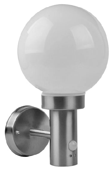 Delhi Outdoor PIR Light Stainless Steel
