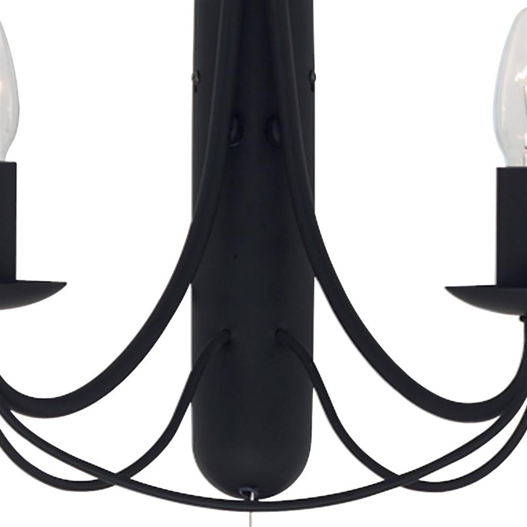 Searchlight 6342-2BK Maypole 2 Light Wall Light - Black Iron RRP £75.00