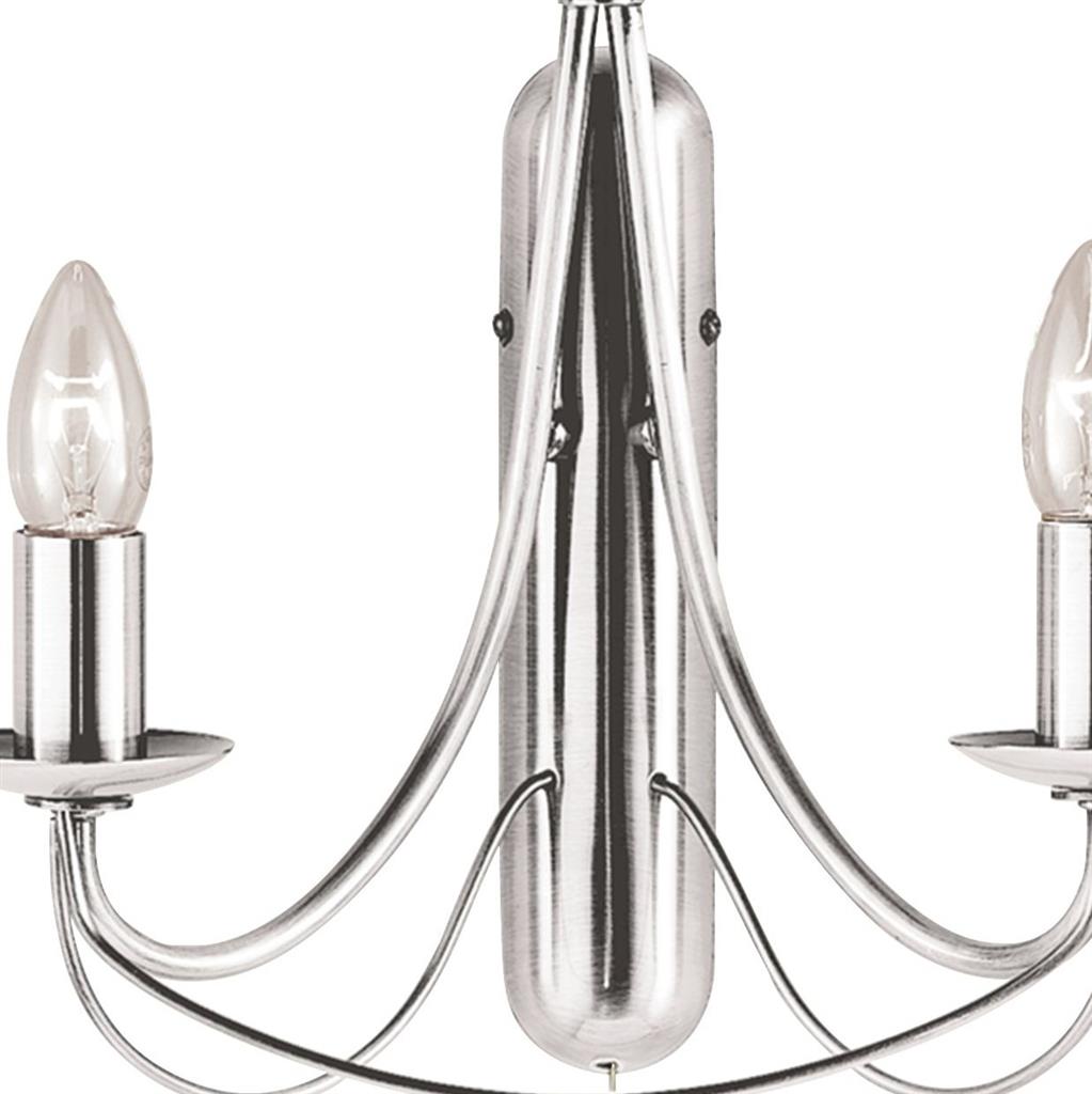 Searchlight 6342-2SS Maypole 2 Light Wall Light - Satin Silver RRP £75.00