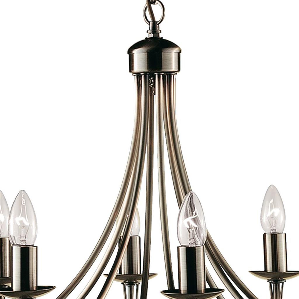 Searchlight 6348-8AB Maypole 8 Light Ceiling Pendant - Antique Brass RRP £189.00