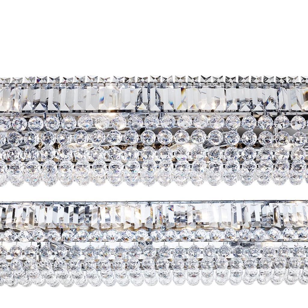 Searchlight 8382CC Vesuvius 26 Light Pendant - Chrome, Crystal Trim & Ball Drops RRP £3379.00