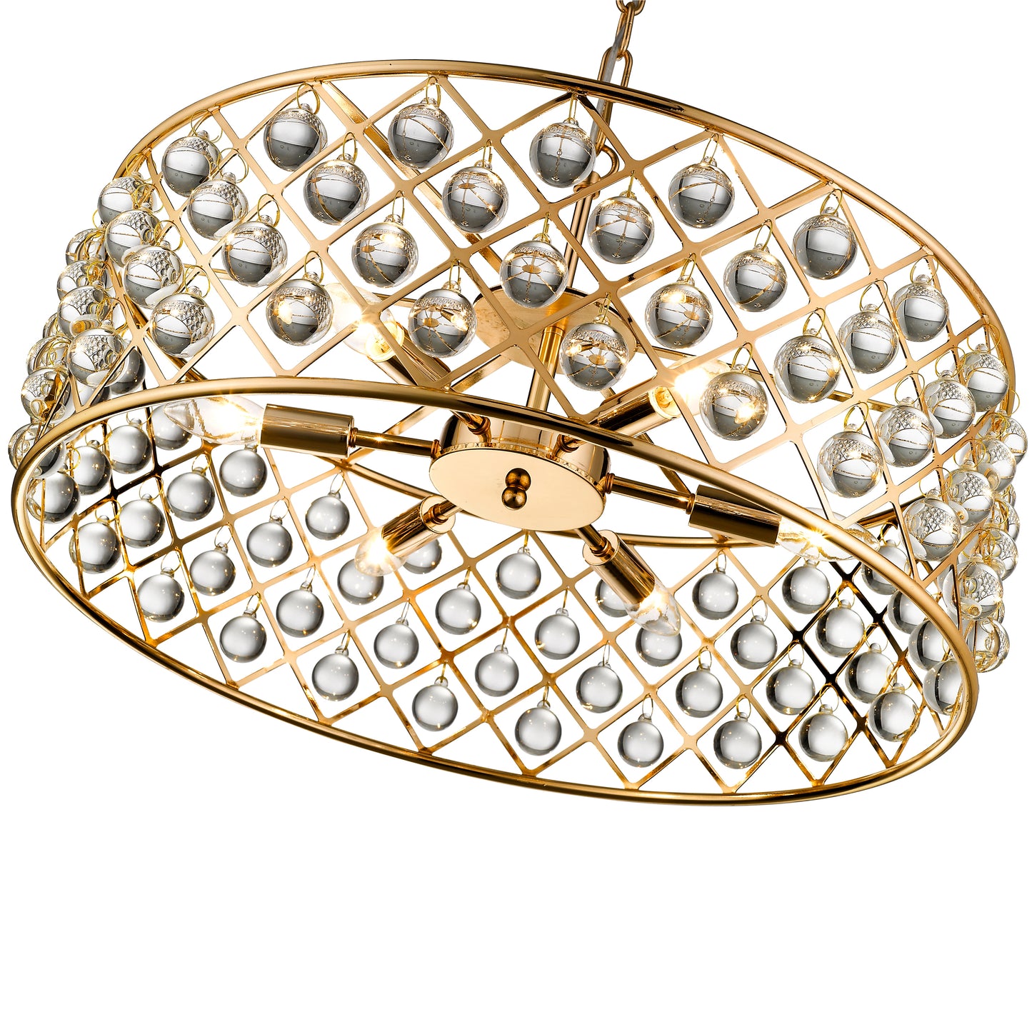 SL065BNT Bentaya 6 Light Crystal Pendant