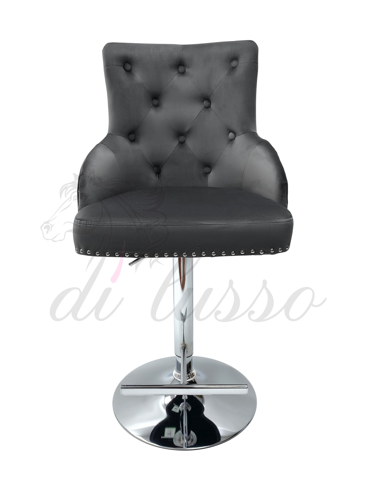 Paris Plush Velvet Bar Stool