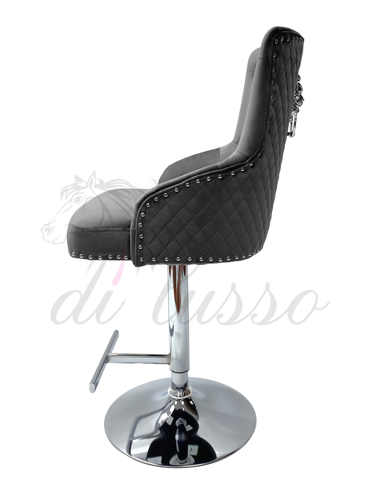 Paris Plush Velvet Bar Stool