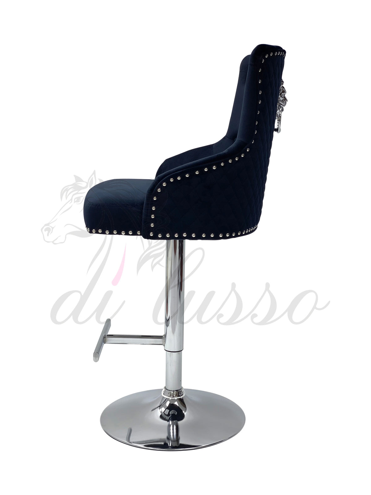 Paris Plush Velvet Bar Stool