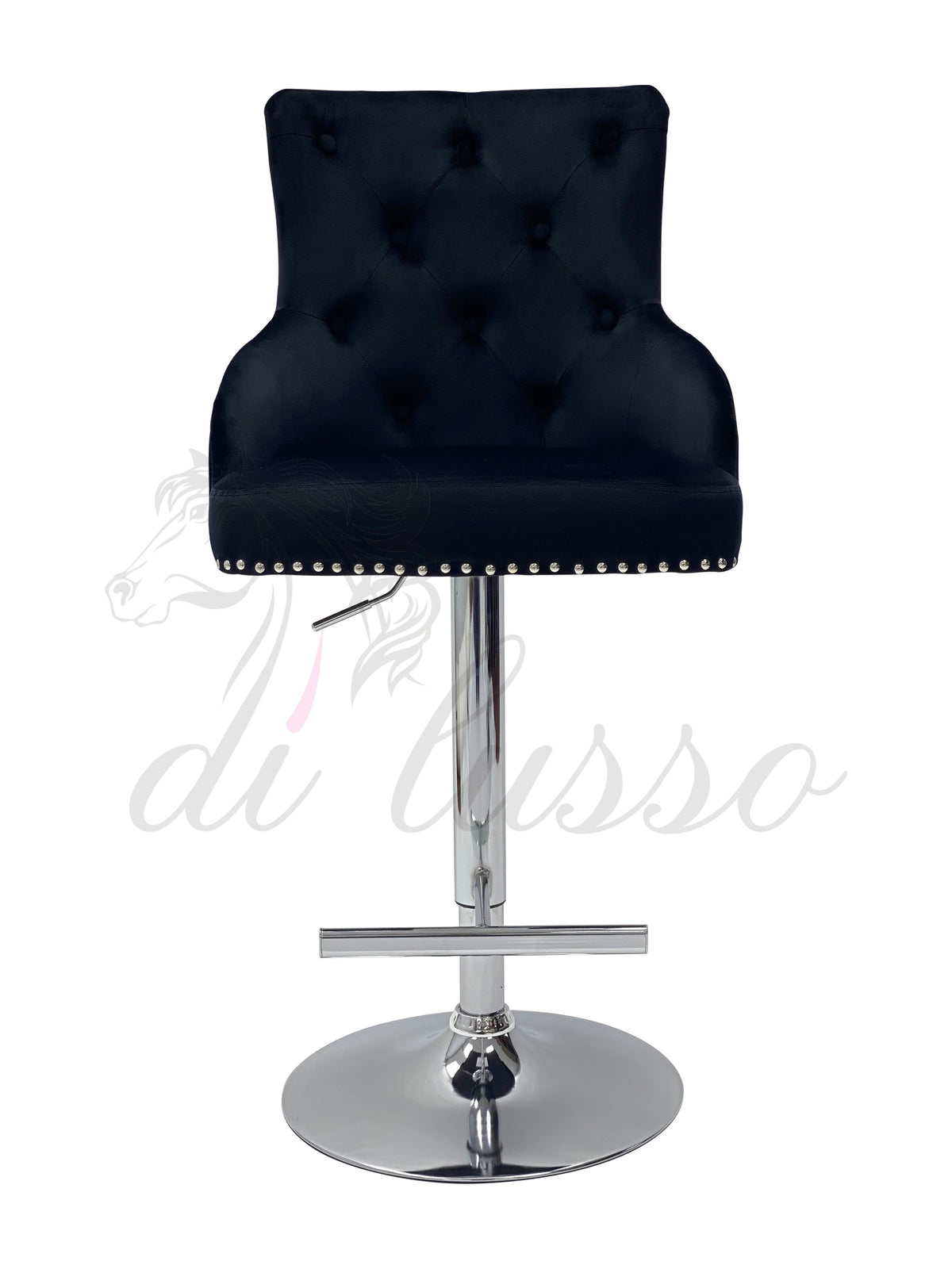 Paris Plush Velvet Bar Stool