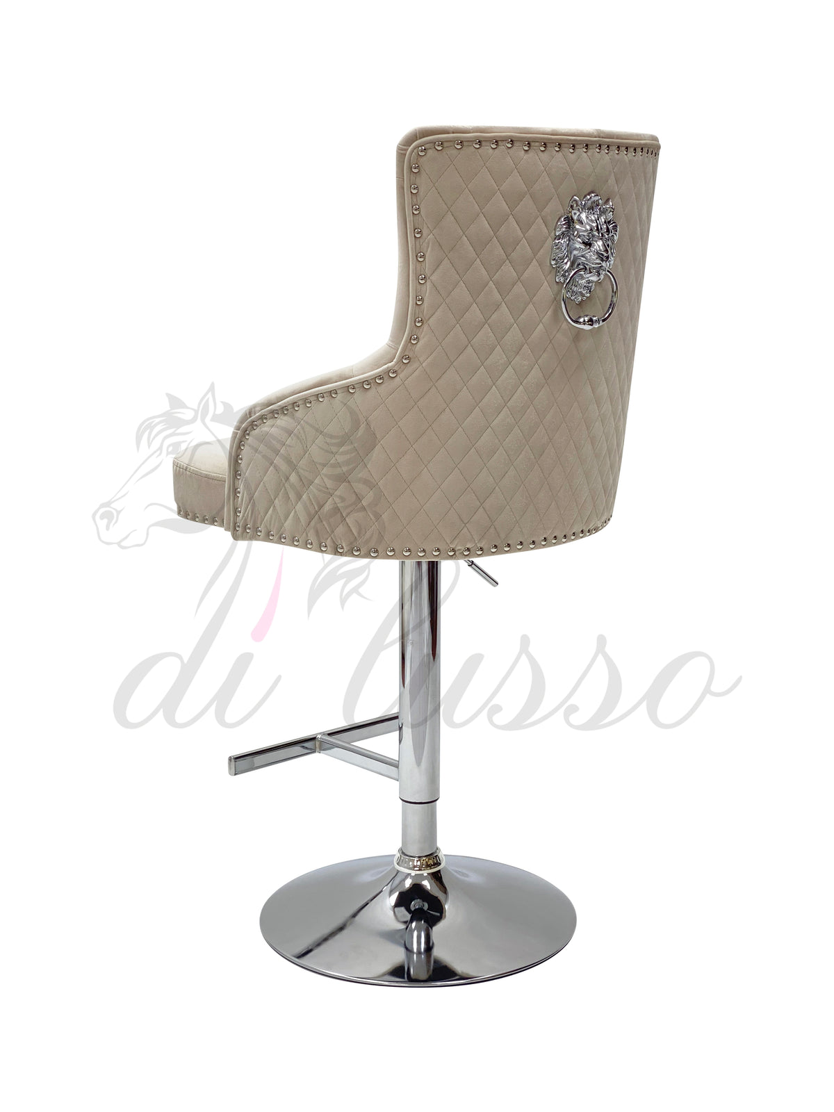 Paris Plush Velvet Bar Stool
