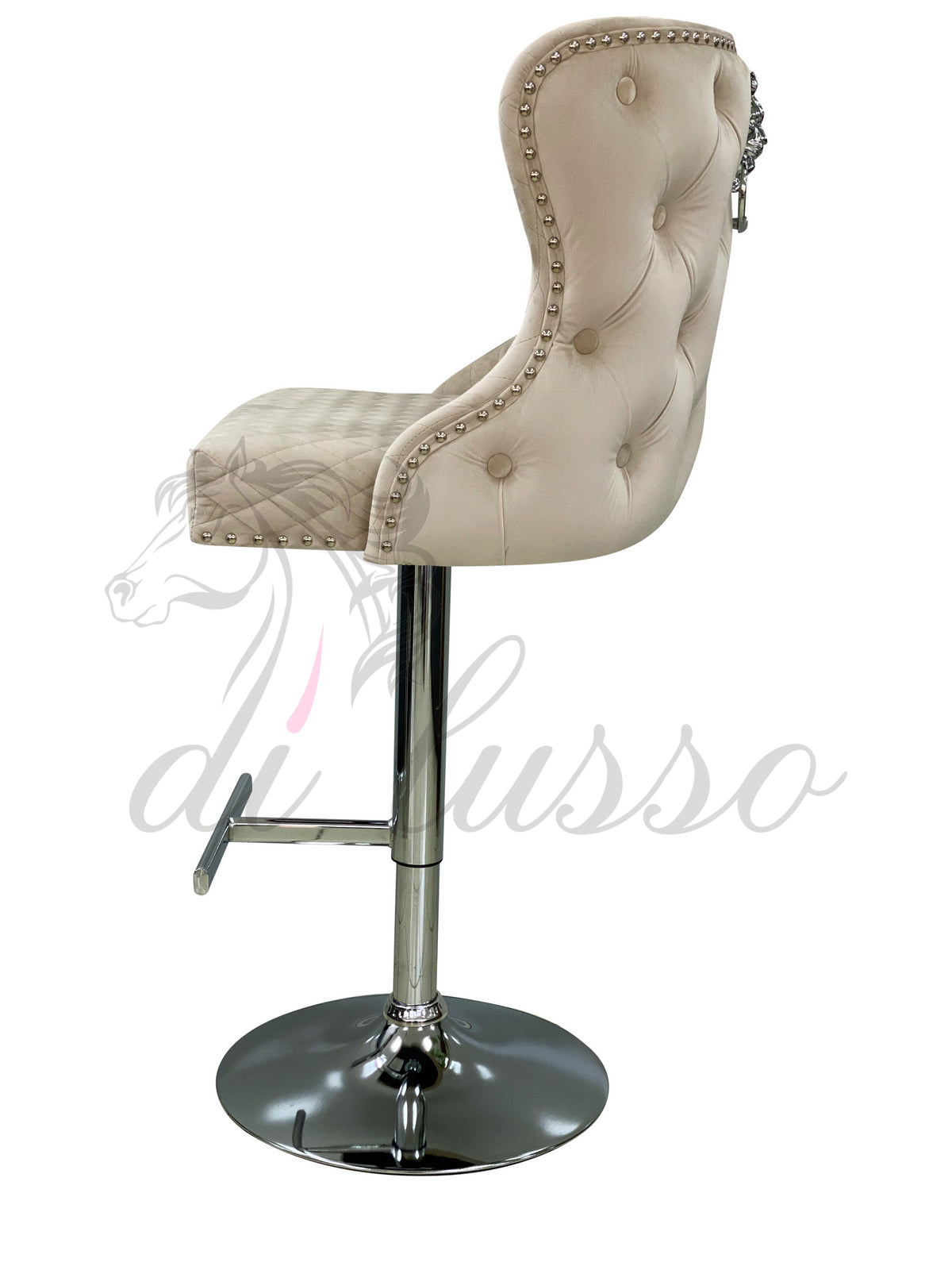 Roma Lion Knocker Bar Stools