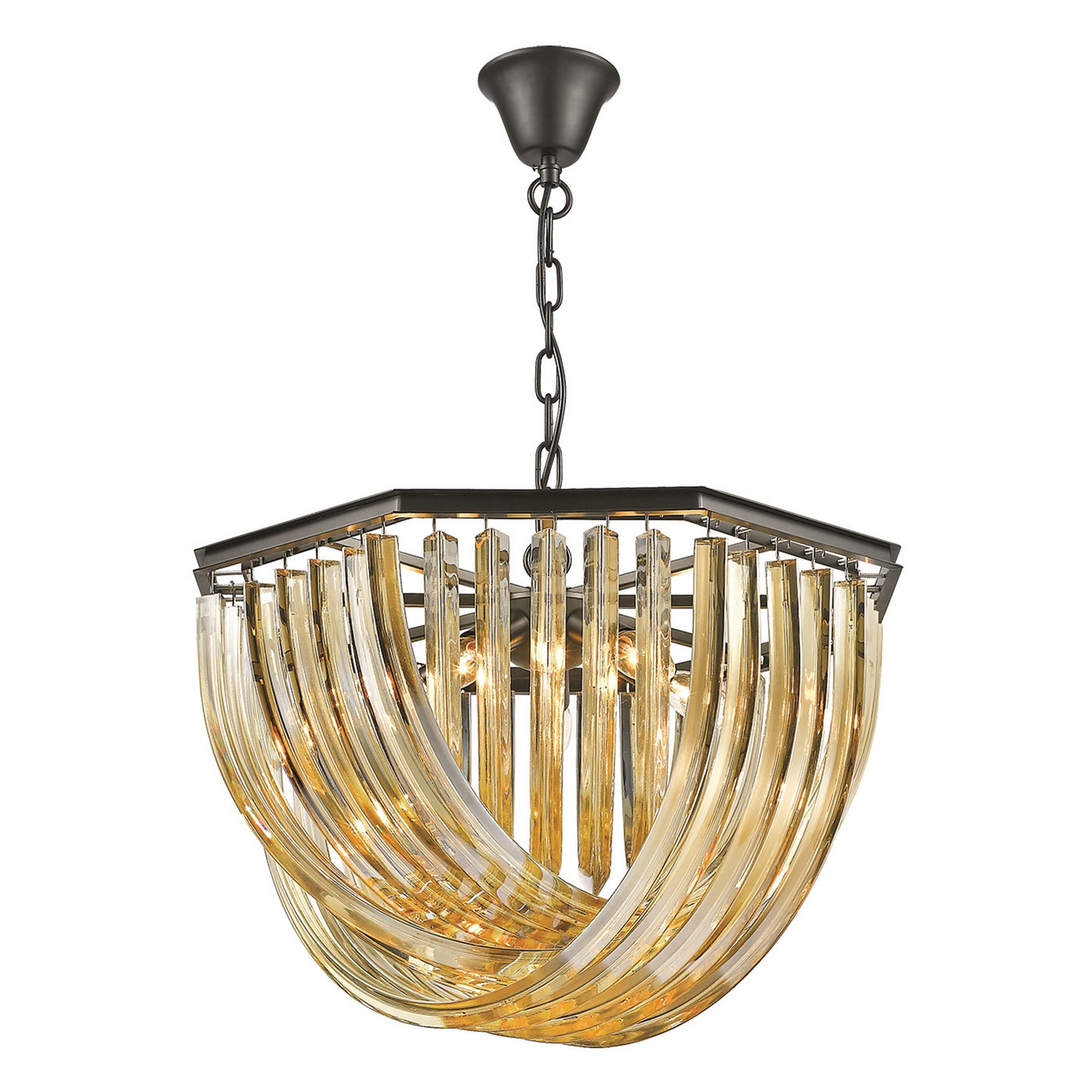 SL053GR Grosvenor 5 Light Pendant