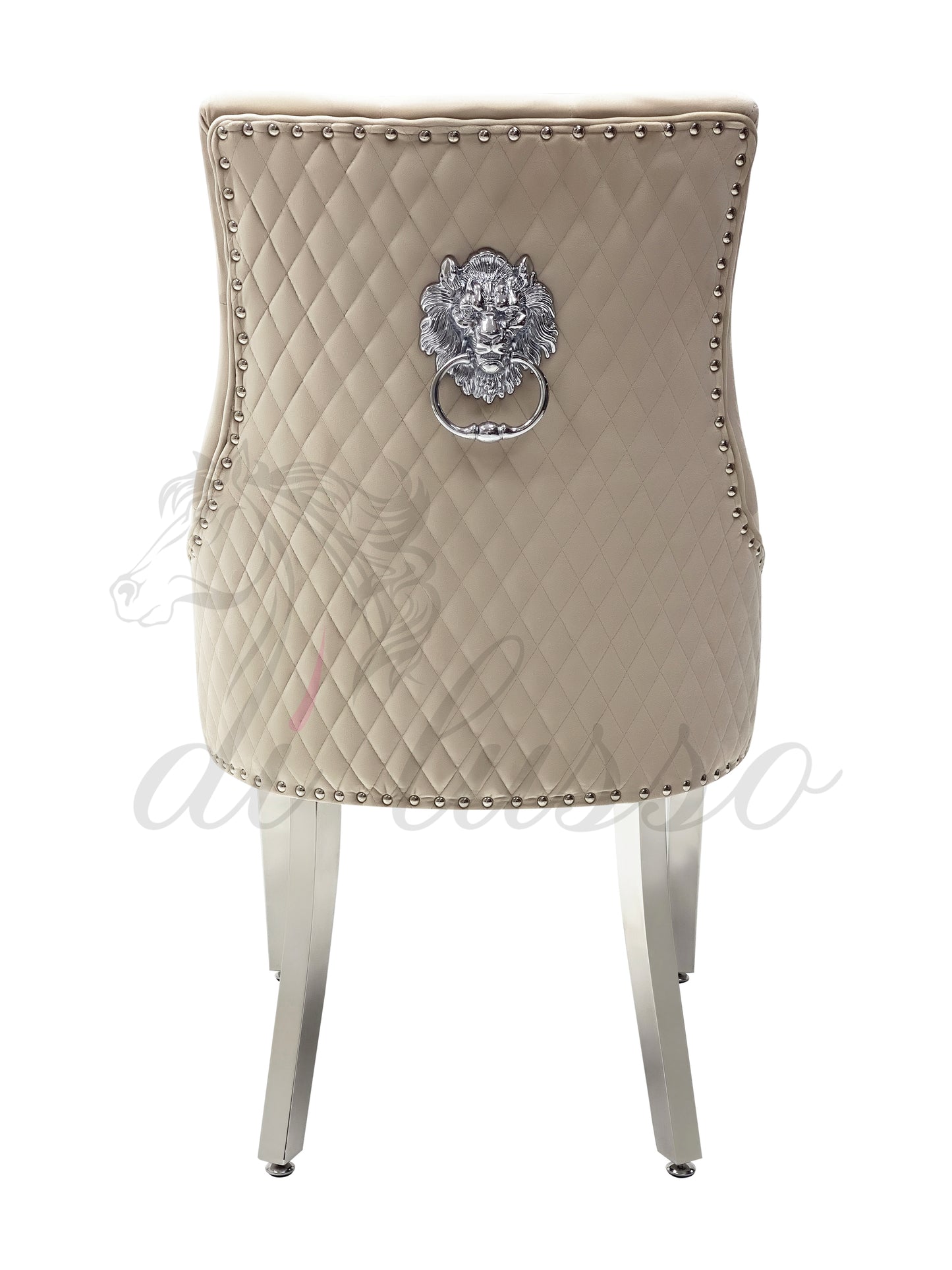 Paris Plush Velvet Mink Dining Chairs