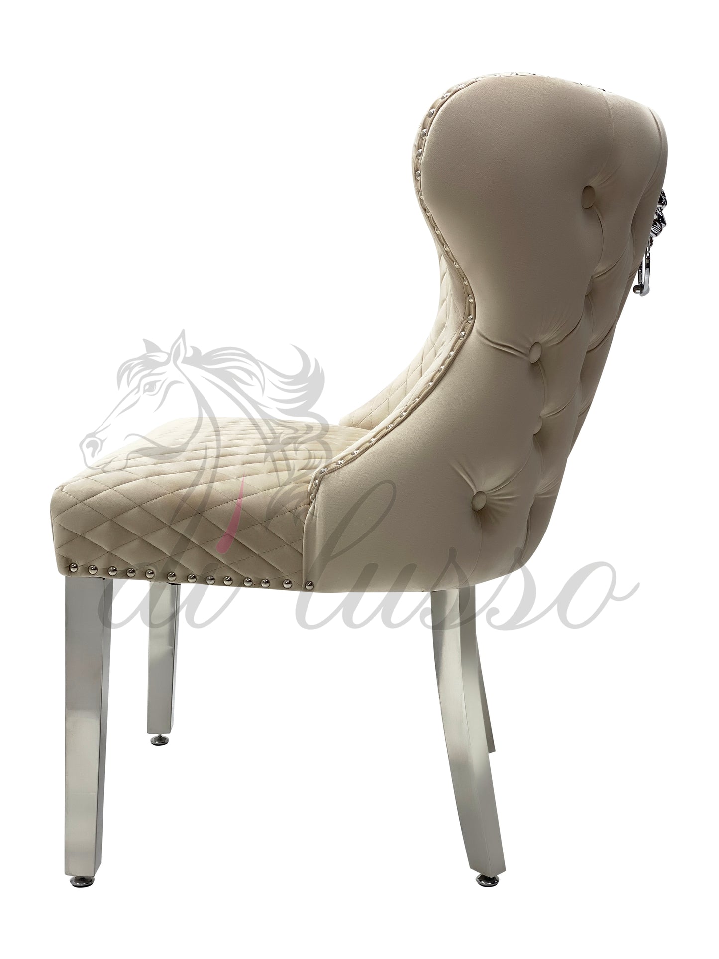 Roma Lion Knocker Dining Chairs