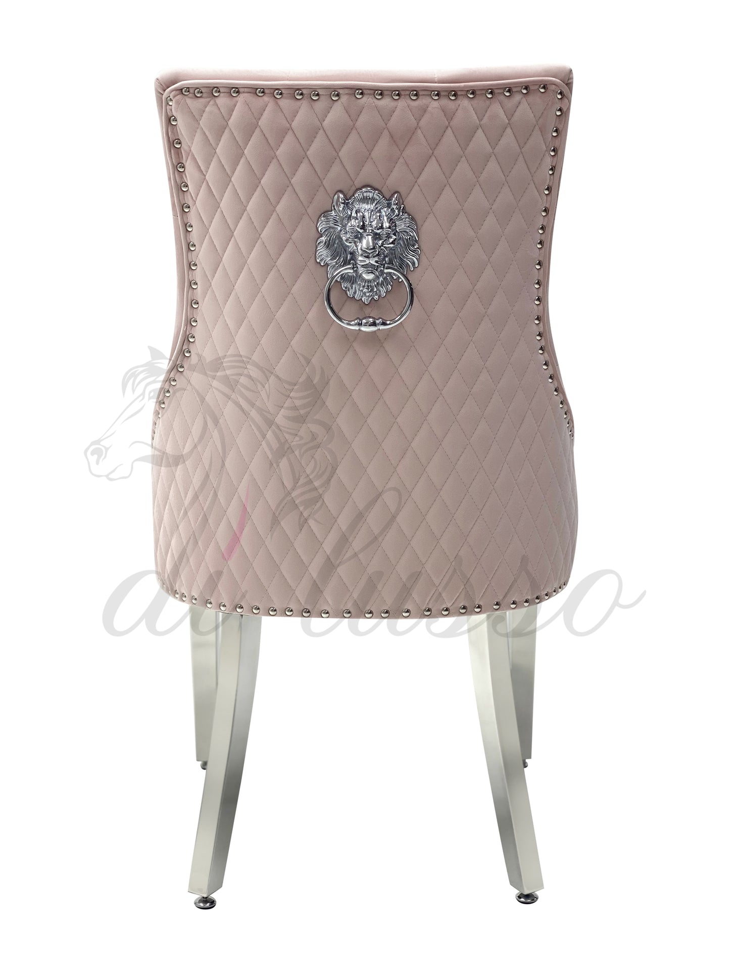 Paris Plush Velvet Pink Dining Chairs