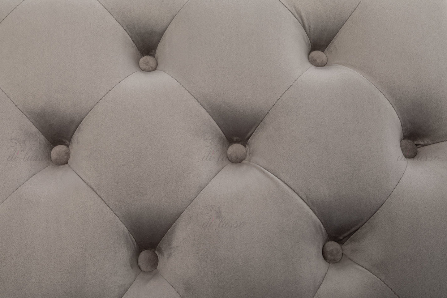 Elan Dark/Light Grey Velvet Bench