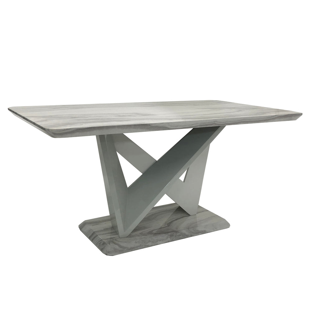 Victoria Marble Effect Dining Set