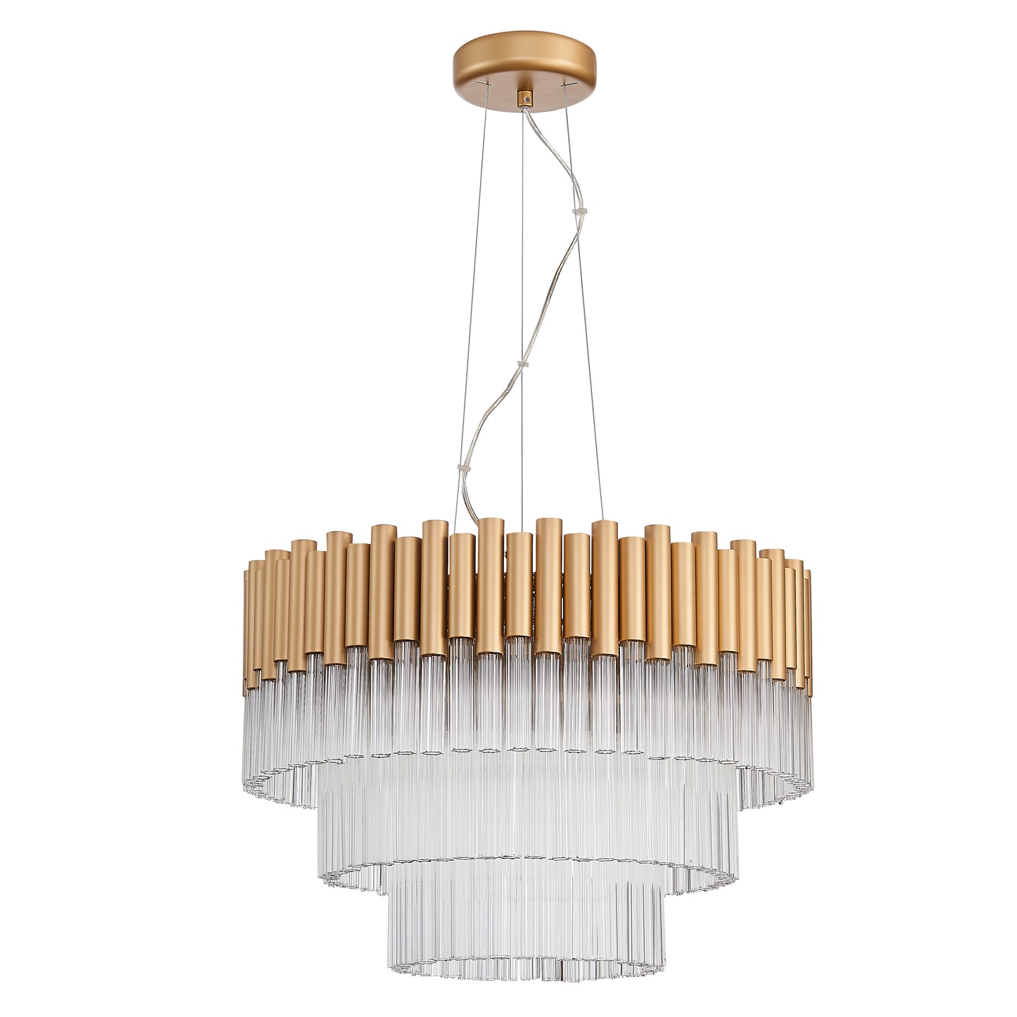 SL050FHA Harlow Gold 7 Light Pendant