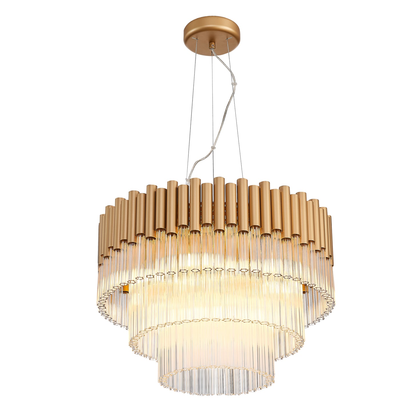 SL050FHA Harlow Gold 7 Light Pendant