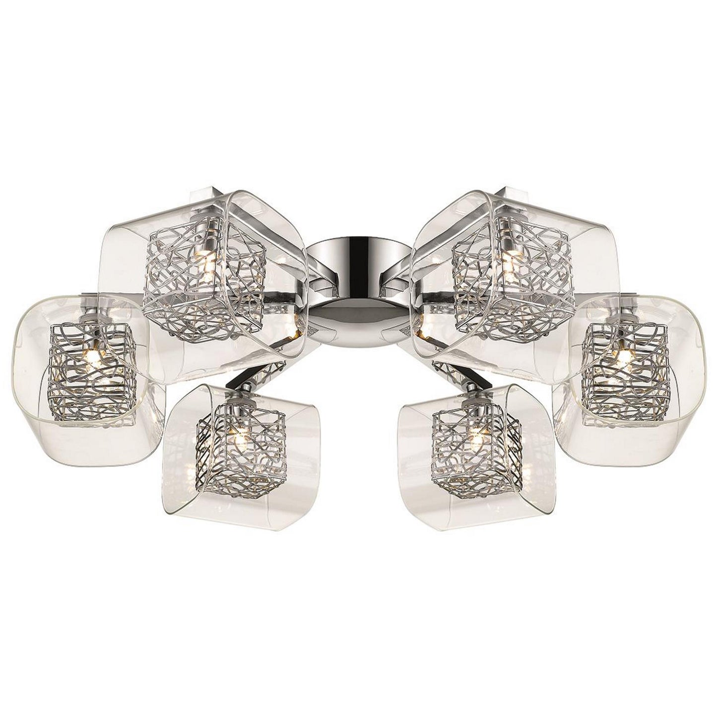 SL0606HA Harrow 6 Light Flush