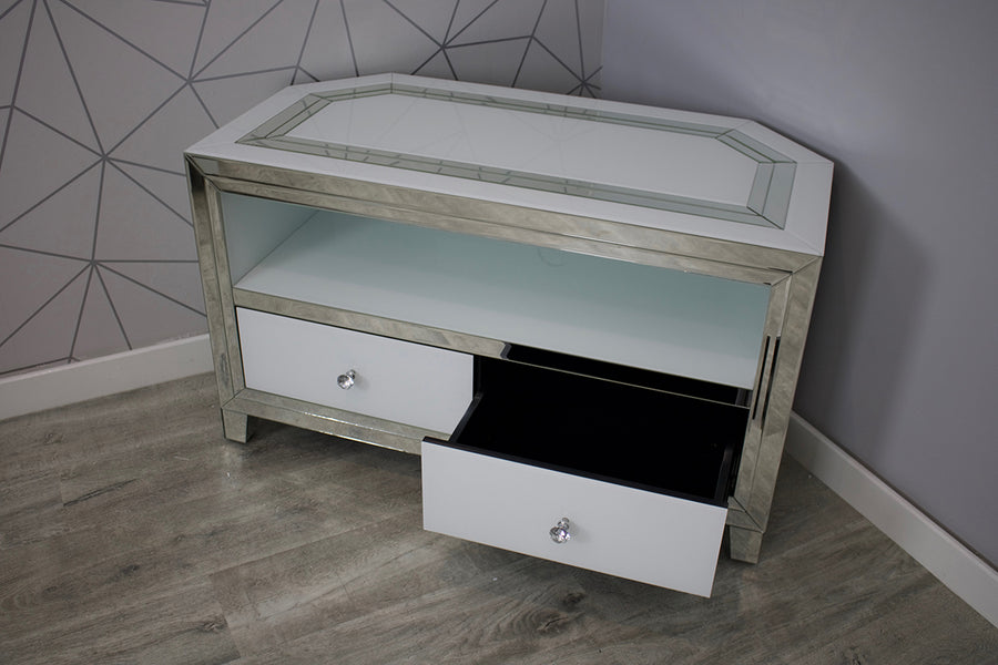 Blanco Corner TV Unit