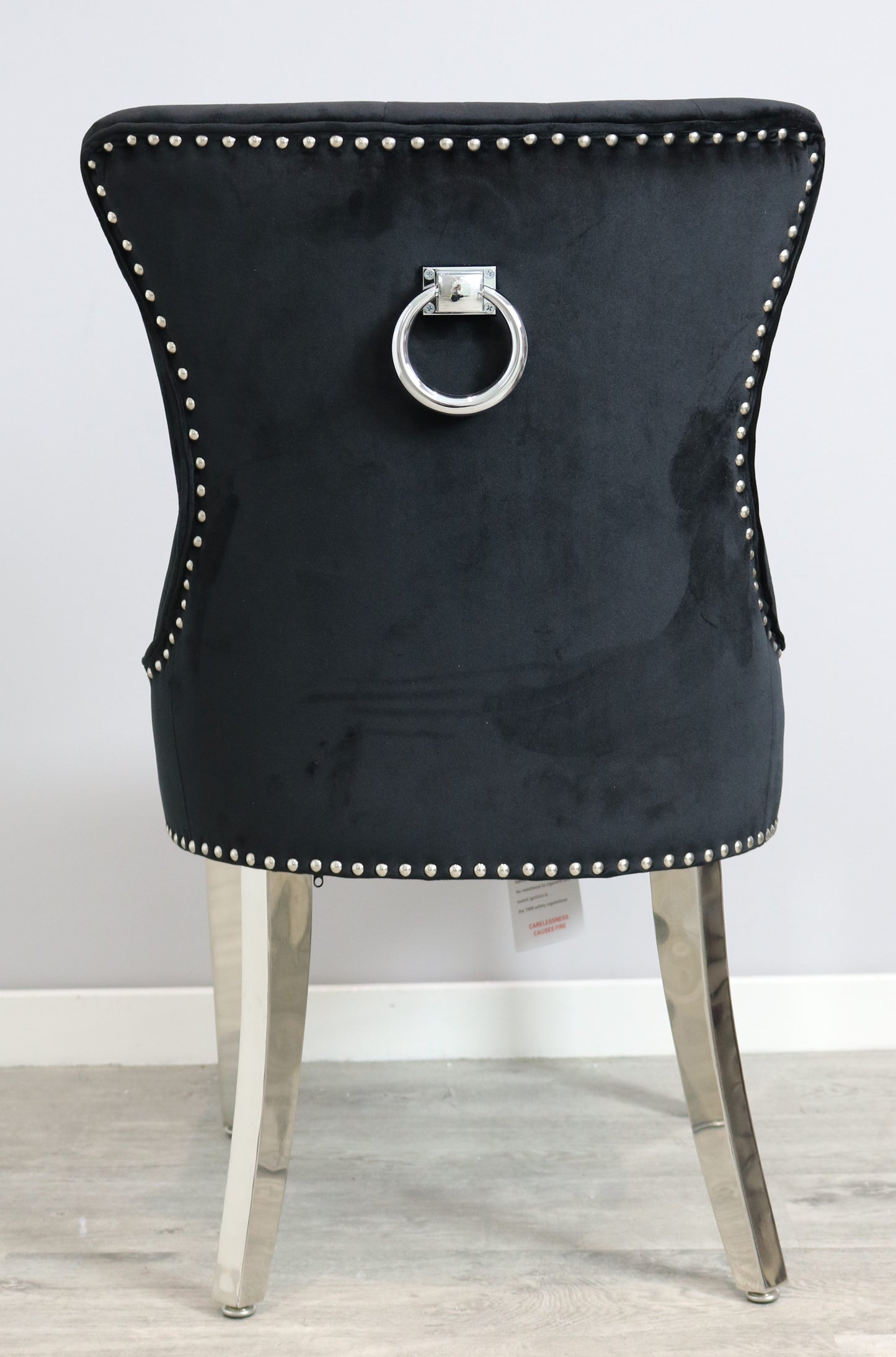 Set of 2 Panda Round Knocker Dining Chairs