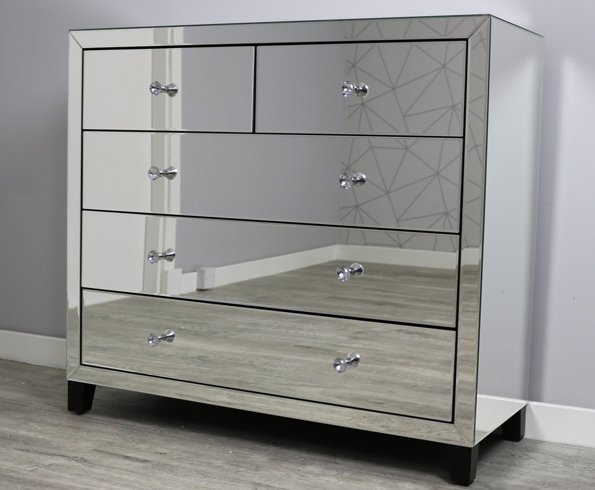 Mirrored Chest Of Drawers