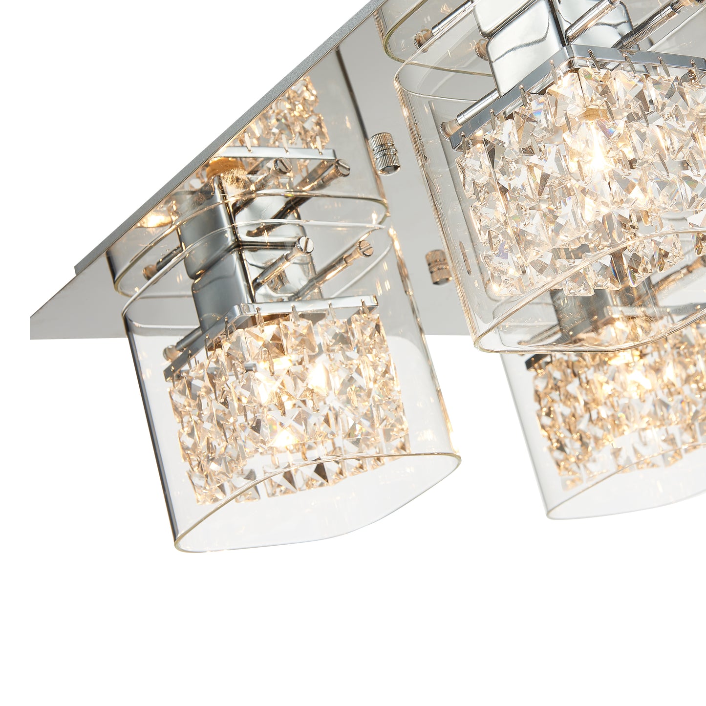 SL0454VI Vienna 4 Light Flush Ceiling Light