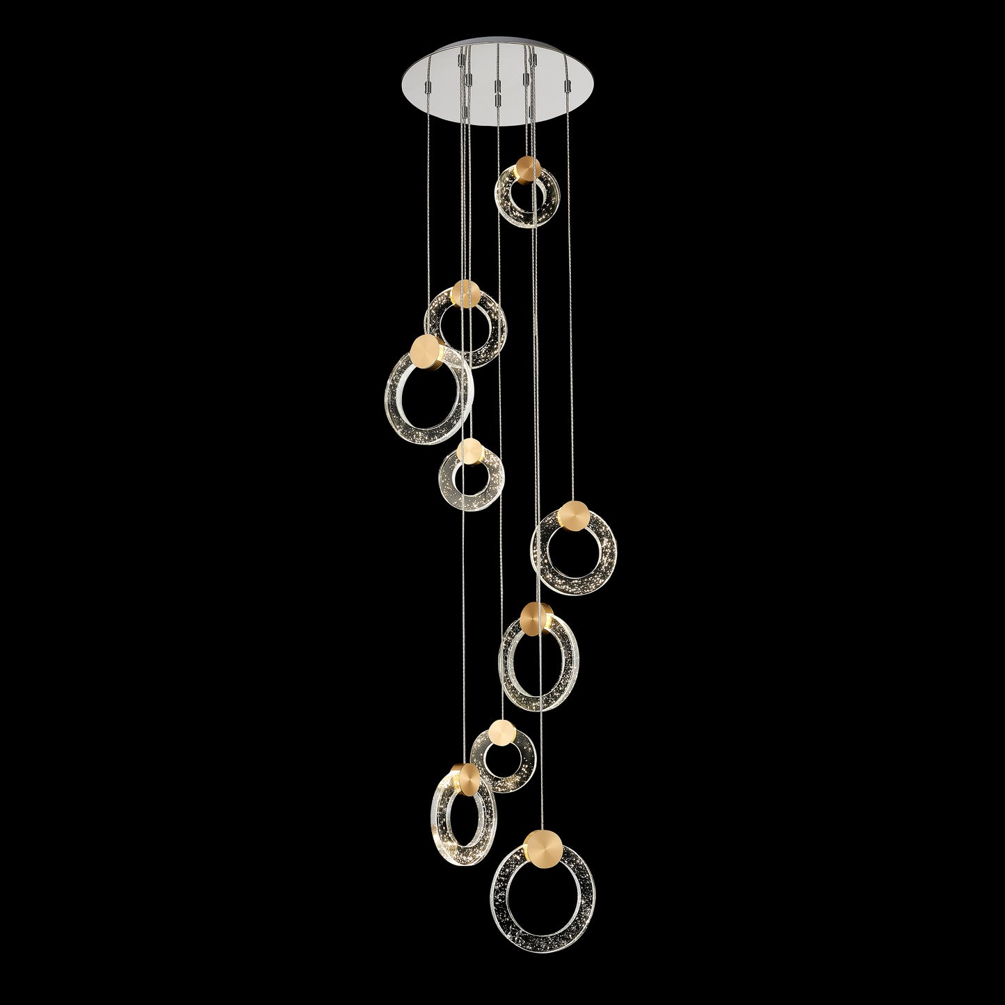 SL041TM Templeton 9 Light Ring Pendant RRP £1099.00