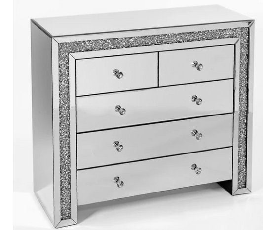 Crushed Diamond Chest Of Drawers