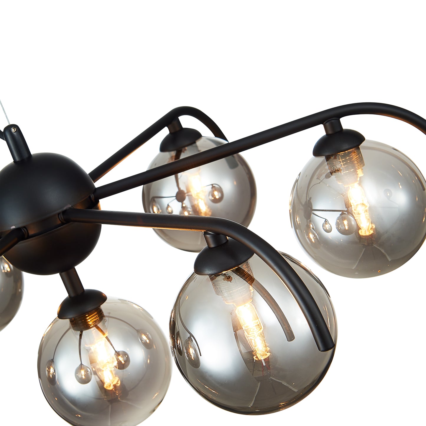 SL0587CR Carlton 7 Light Pendant