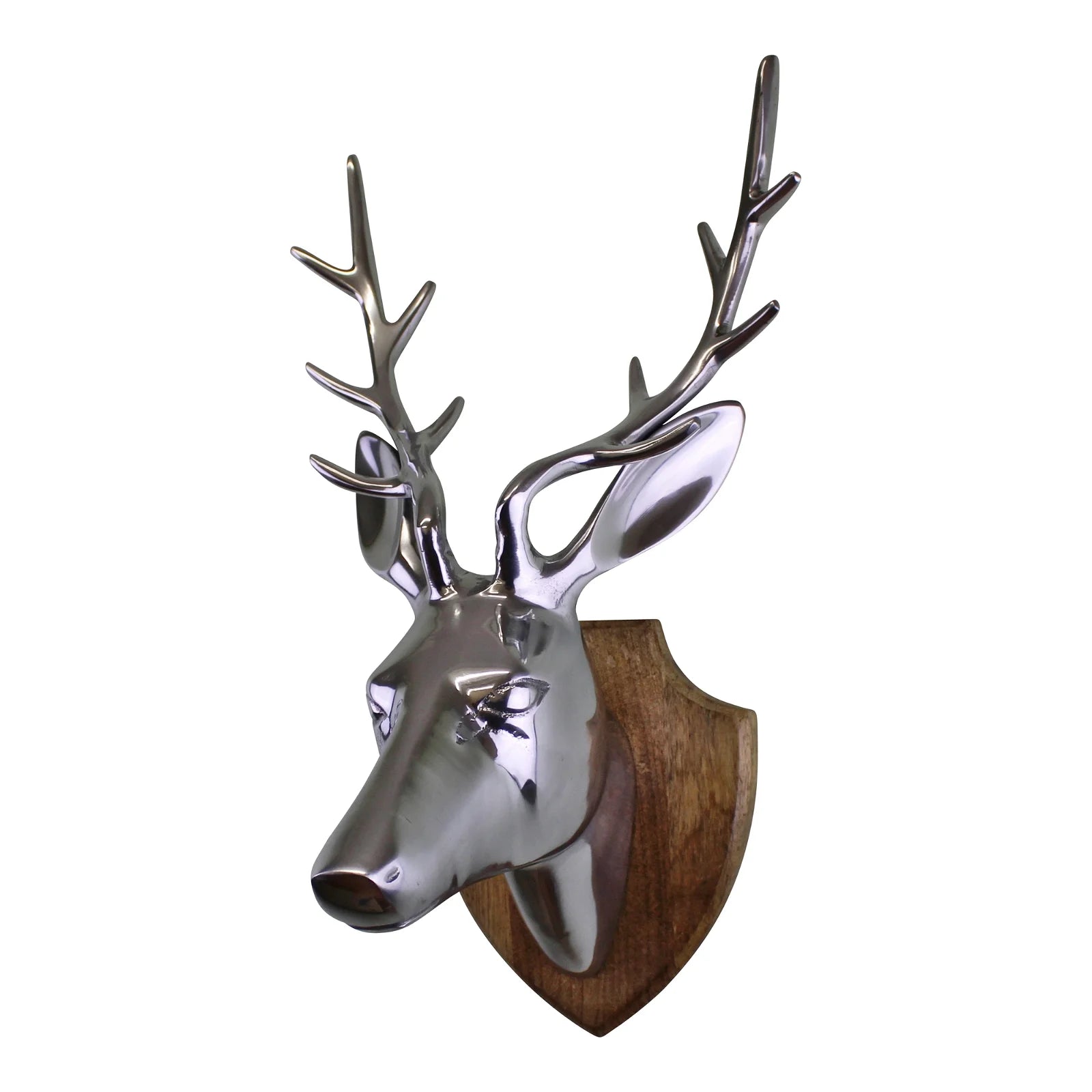 Wall Mount Stag Head – Bold Décor in Black, White & Silver | Smithers Wall Mount Stag Head – Bold Décor in Black, White & Silver | Smithers