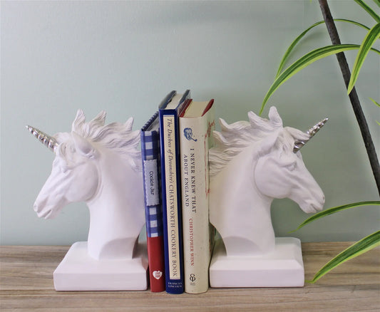 Classical Unicorn Bookends