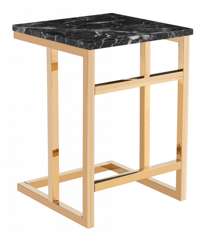 Tokyo Marble Effect Lamp Table