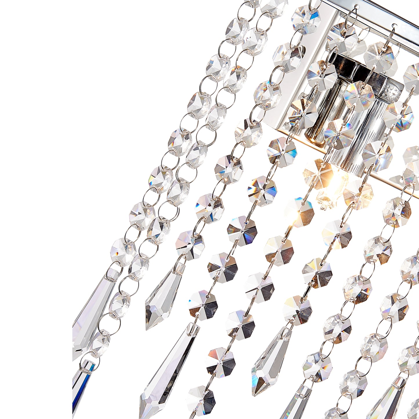 SL025CL Clayton Crystal Wall Light