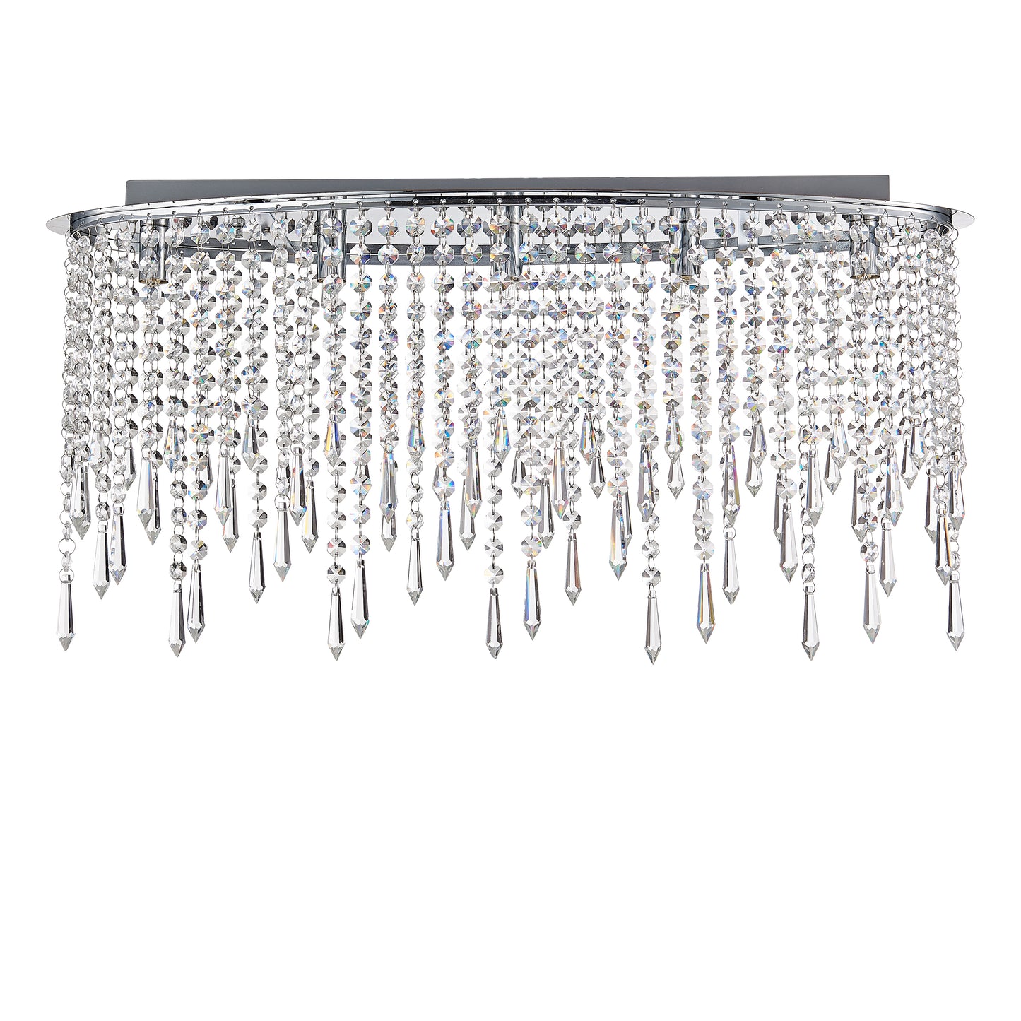 SL067CL Clayton 5 Light Flush Ceiling Light