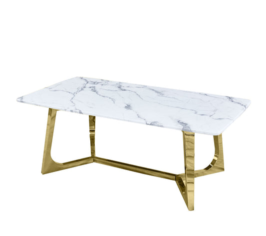Ceramic Gold Coffee Table